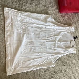 White tank top